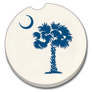 Car Coaster South Carolina Palmetto Moon