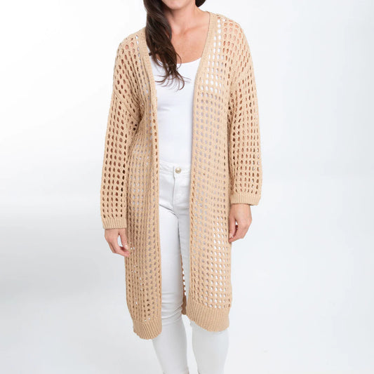 Long Crotchet Cardigan