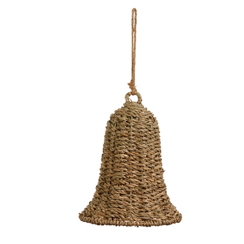 Natural Woven Bell Ornament