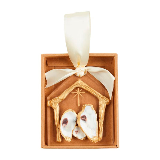 Oyster Nativity Ornament