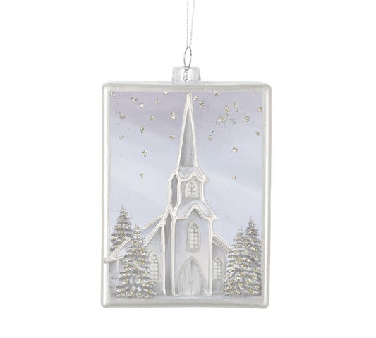 Rectangle Church Ornament