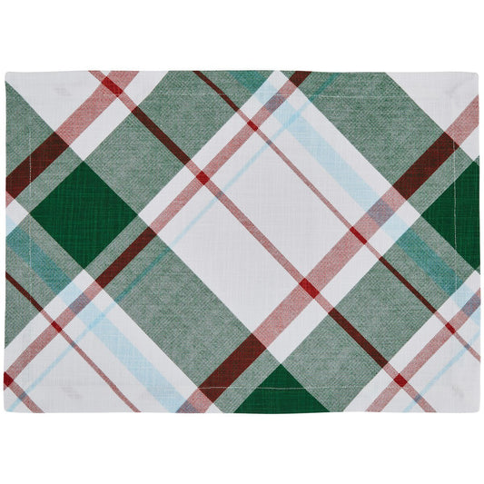 Linens Blitzen Plaid