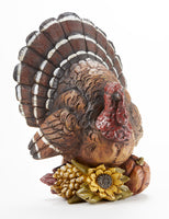 Resin Turkey w/ Pumpkin