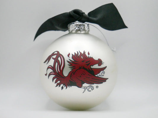 USC Mascot Glass Ball Ornament