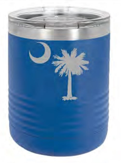 10oz Tumbler Blue Palmetto