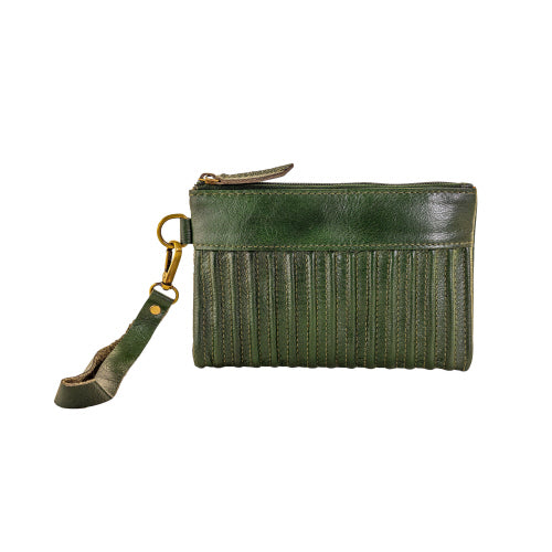 Genuine Leather Wristlet