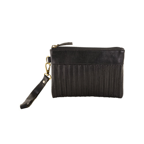 Genuine Leather Wristlet