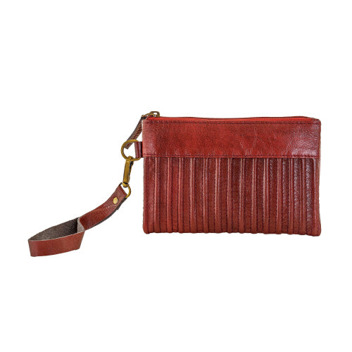 Genuine Leather Wristlet