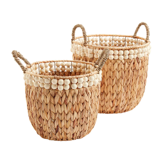 Beaded Hyacinth Basket