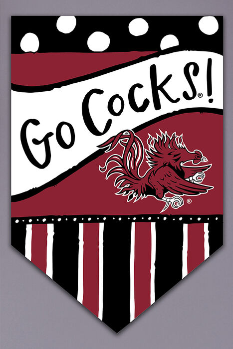 Garden Flag Go Cocks