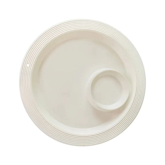 Pinstripe Melamine Chip & Dip